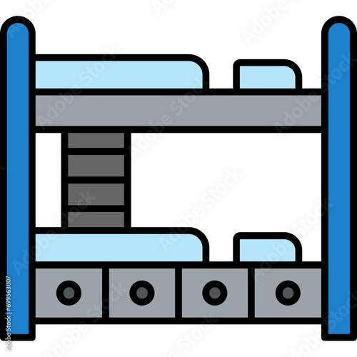 Bunk Bed Icon