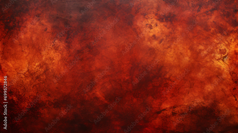 Fiery red grunge texture Wide banner with copy space