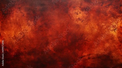 Fiery red grunge texture Wide banner with copy space