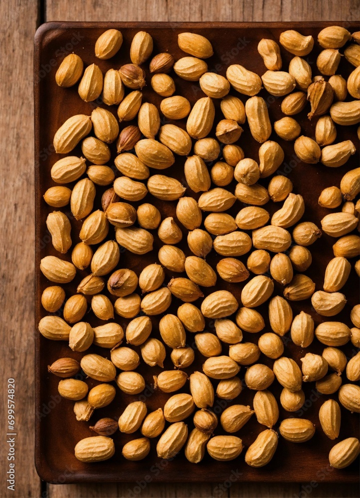 PEANUTS ON A TABLE PEANUTS ON A TABLE