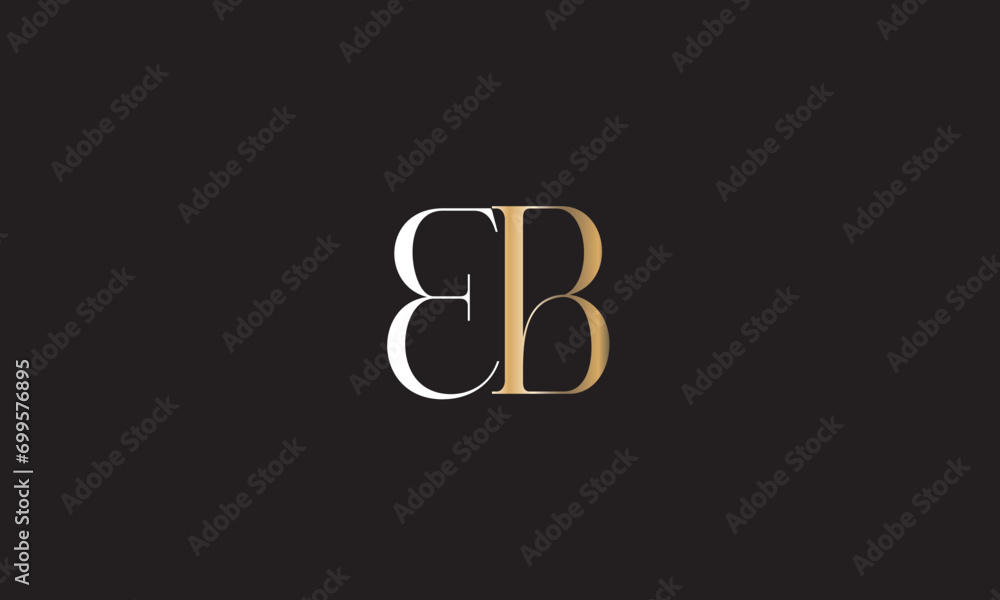 EB, BE , B , E , Abstract Letters Logo Monogram EB, BE , B , E , Abstract Letters Logo Monogram