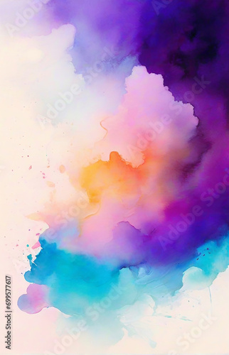 Modern Watercolor Texture Background 