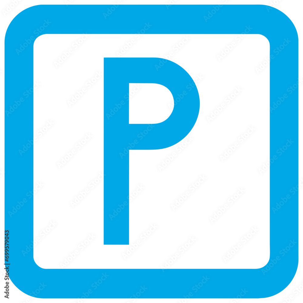 Parking structure exit sign vektor icon illustation Parking structure exit sign vektor icon illustation