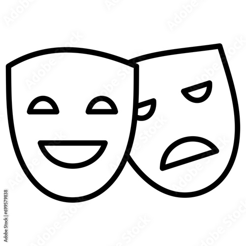 Theater Masks Icon of Cinema iconset.