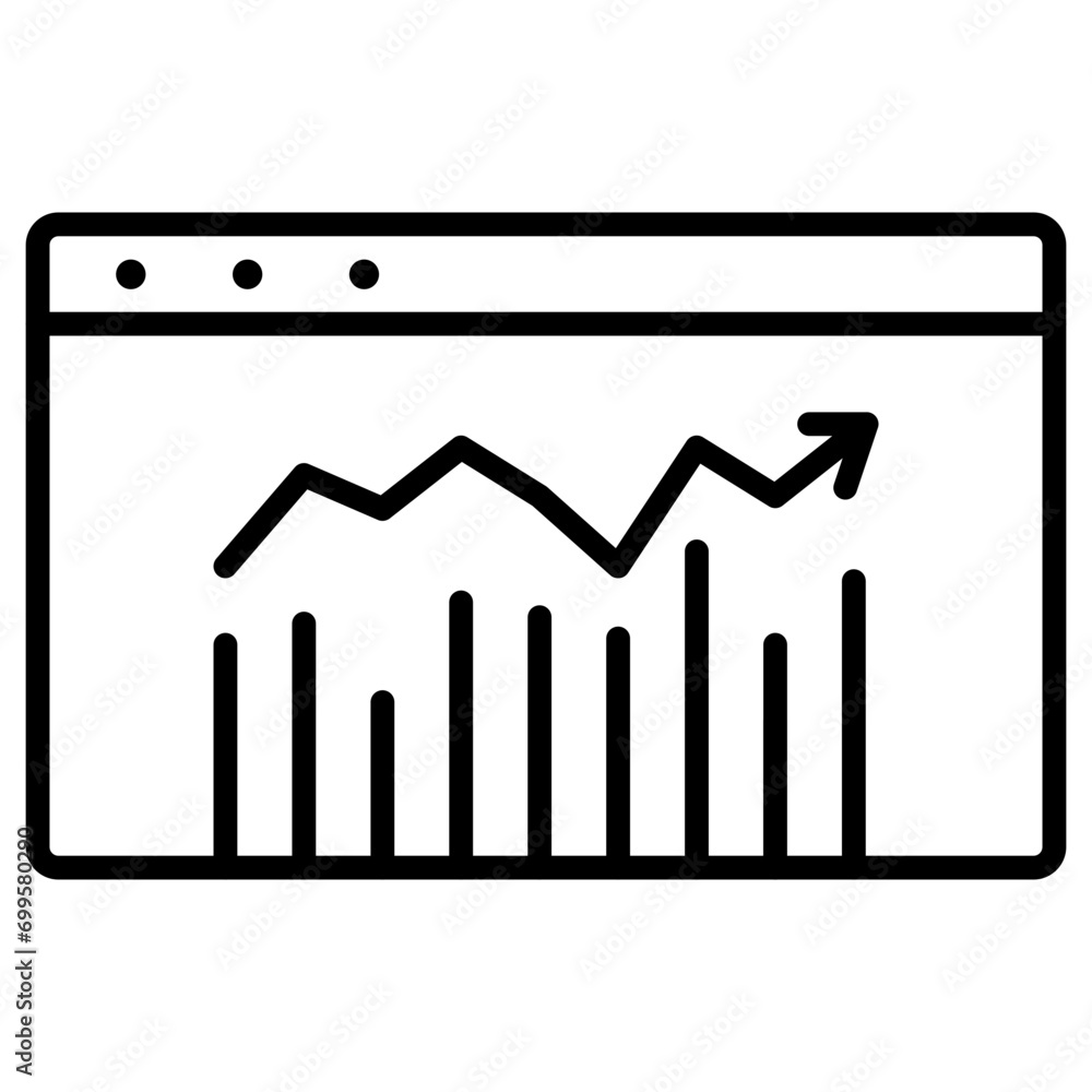 Stock Market Webpage Icon of Business iconset. Stock Market Webpage Icon of Business iconset.