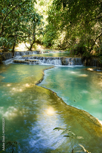 Tat Kuang Si Waterfall in Luang Prabang Laos