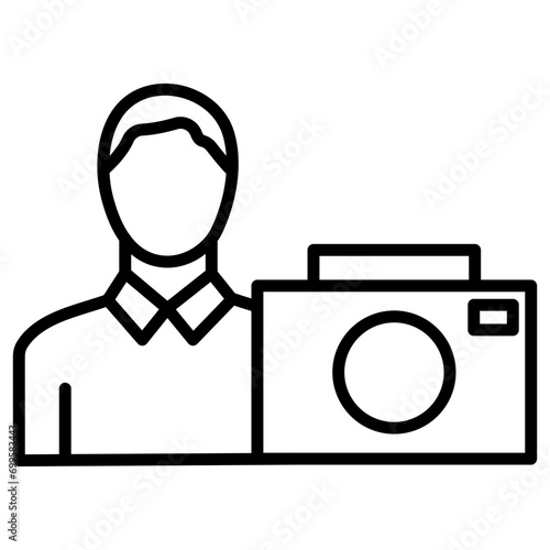 Camera Operator Icon of Journalism iconset.