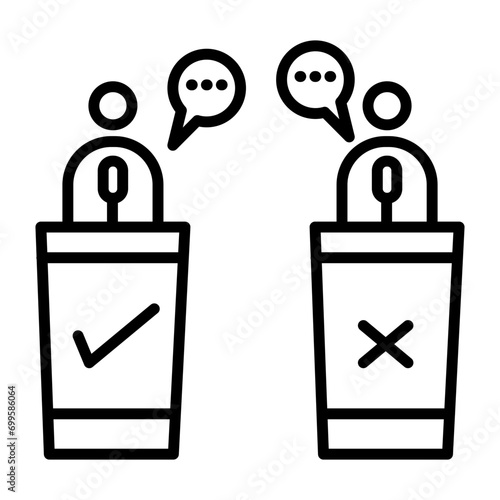 Debate Icon of Diplomacy iconset.