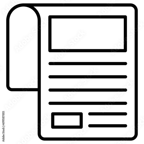 Newspaper Icon of Library iconset.