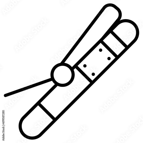 Hair Straightener Icon of Cosmetics iconset.
