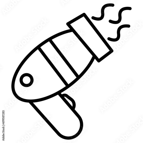 Hair Dryer Icon of Cosmetics iconset.