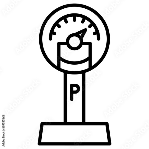 Parking Meter Icon of Smart City iconset.