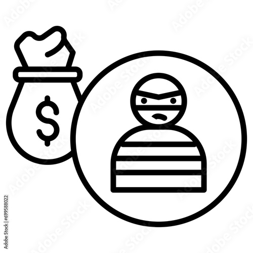 Robbery Icon of Cyber Security iconset.