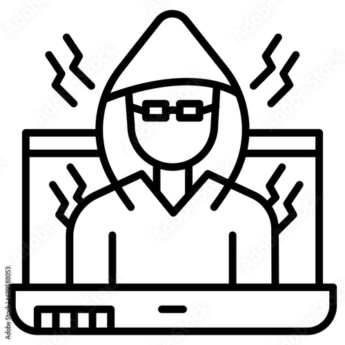 Cyber Attack Icon of Cyber Security iconset.