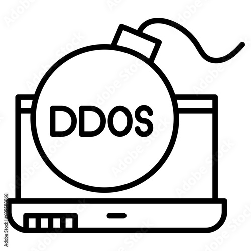 Ddos Icon of Cyber Security iconset.