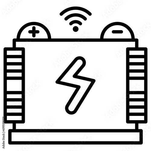 Wireles Battery Icon of Technology iconset.