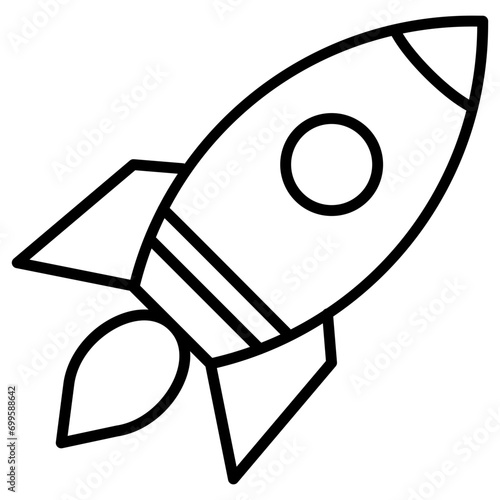 Rocket Icon of Space Technology iconset.