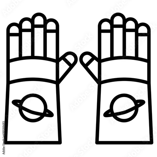 Space Gloves Icon of Space Technology iconset.