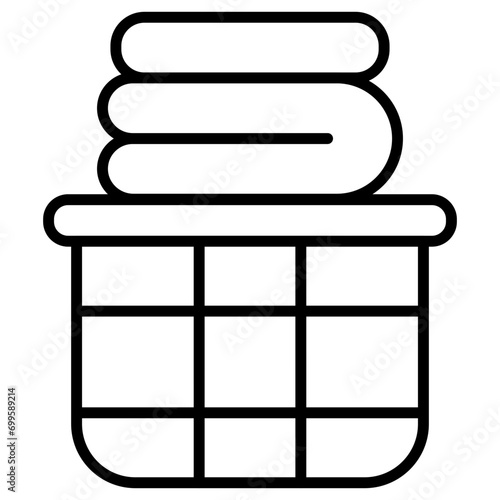 Laundry Basket Icon of Hygiene Routine iconset.