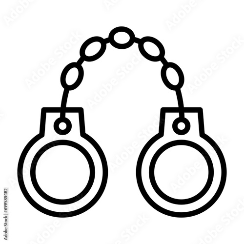 Handcuffs Icon of Police iconset.
