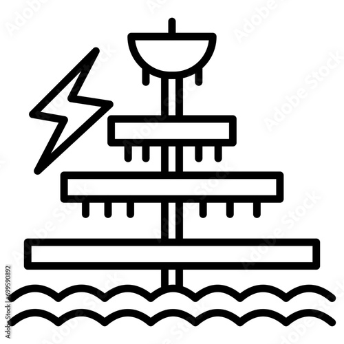 Ocean Energy Icon of Sustainable Energy iconset.