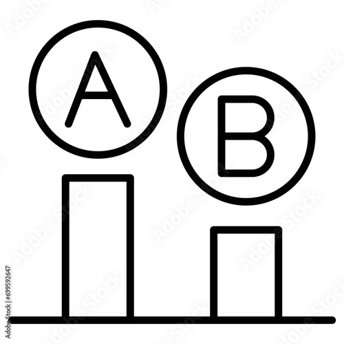 Ab Testing Icon of User Experience iconset.
