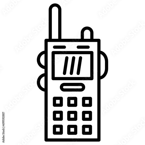 Walkie Talkie Icon of Emergency Services iconset.
