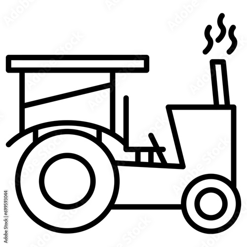 Tractor Icon of Farming iconset.