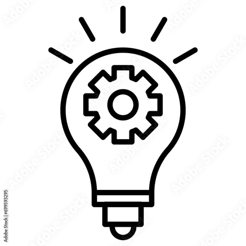 Innovative Idea Icon of Entrepreneurship iconset.