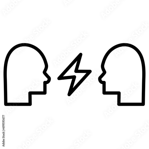 Altercation Icon of Human Resource iconset.