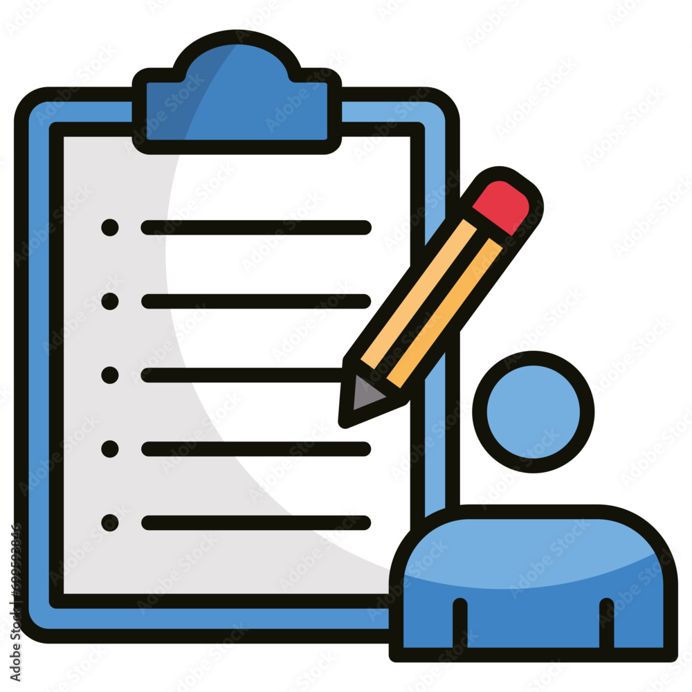 Obraz premium Task Assignment Icon Element For Design