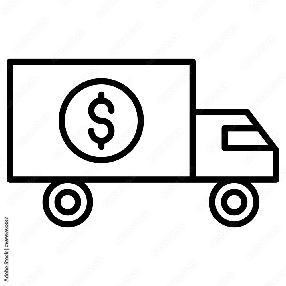 Cash Transfer Vehicle Icon of Business & Economy iconset. Cash Transfer Vehicle Icon of Business & Economy iconset.