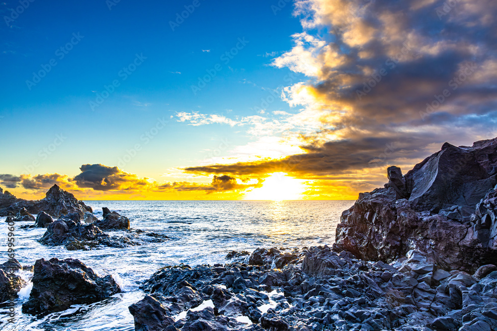 Sonnenuntergang in Island