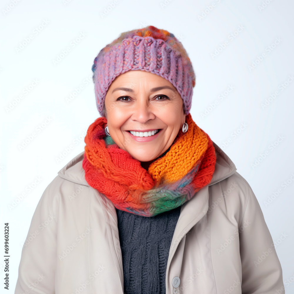 Smiling senior woman isolated on white background. Smiling senior woman isolated on white background.