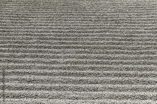 Typical gravel ground in a japanese park.
