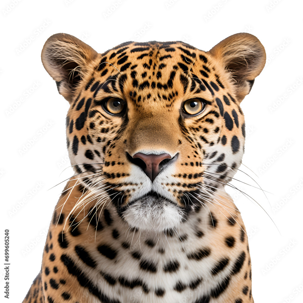 Half-Body Jaguar Close-Up, Jungle Fauna, Savage Animal, Wildlife Photo, Isolated on Transparent Background, PNG Half-Body Jaguar Close-Up, Jungle Fauna, Savage Animal, Wildlife Photo, Isolated on Transparent Background, PNG