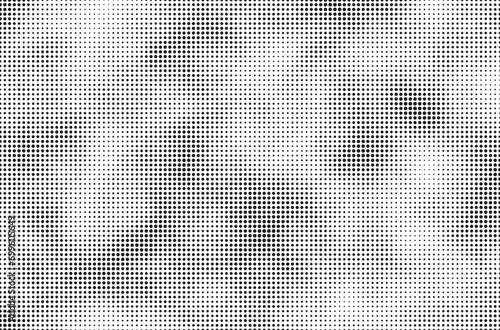 Wallpaper Mural Abstract grunge halftone background. Retro comic grain pixel texture. Dots cartoon wallpaper. Pop art fading wavy gradient pattern. Vector vanishing gritty backdrop. Torontodigital.ca