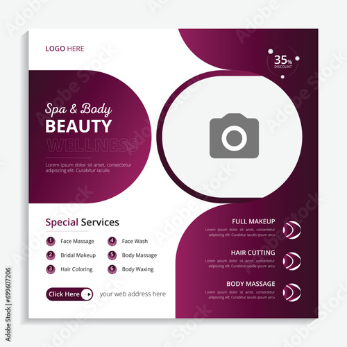 Beauty Social Media Post Design.