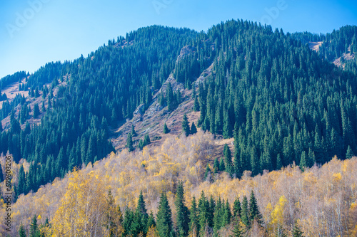 Explore the rugged Tien Shan mountains and be captivated by their beauty. Stroll along the charming birch paths and feel the tranquility of nature. Embark on an exciting adventure among rocky wonders