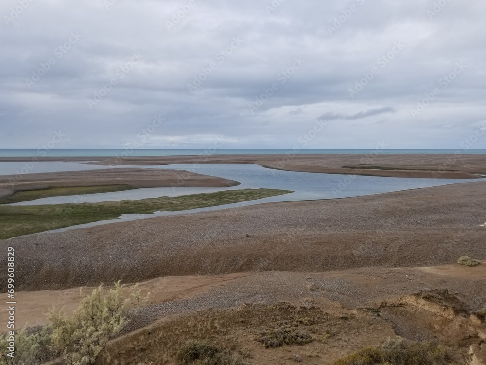 landscape in Península de Valdes, Argentina