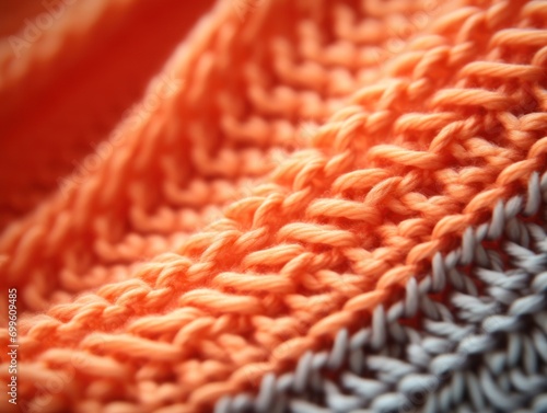knitting fabric extremely close up, macro. © Svetlana