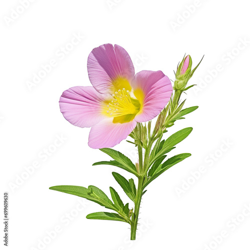 Isolated Pink Evening Primrose - Nature   s Elegance in High Resolution On transparent background PNG file