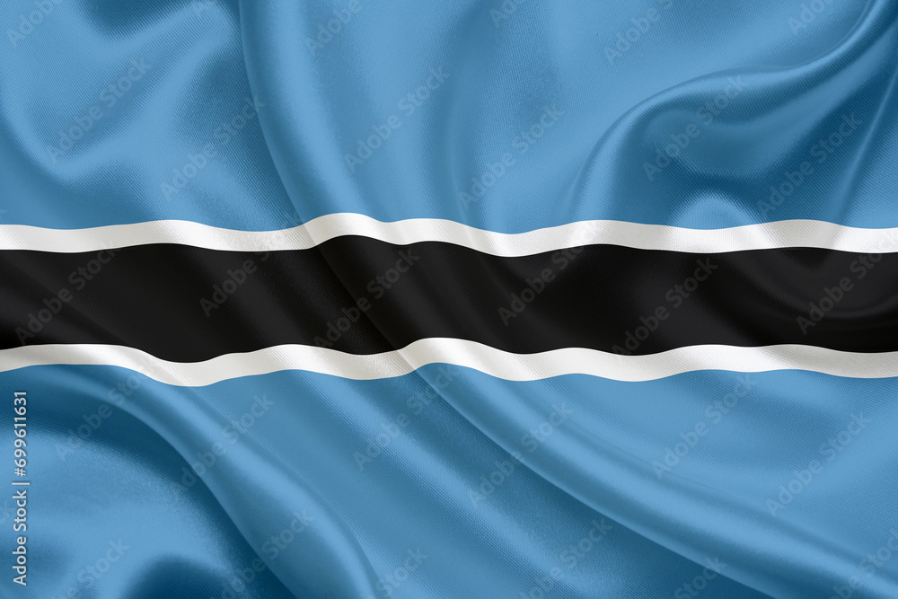 Fototapeta premium national flag of Botswana
