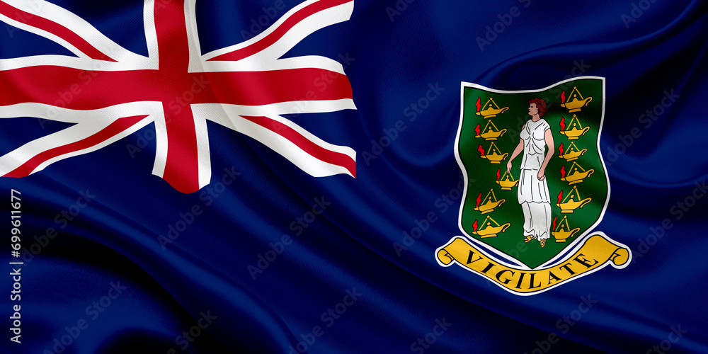 Fototapeta premium national flag of British Virgin Islands