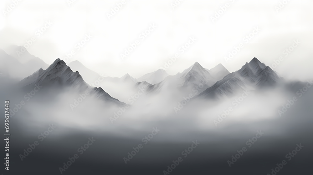 Abstract mountain background,PPT background - obrazy, fototapety, plakaty 