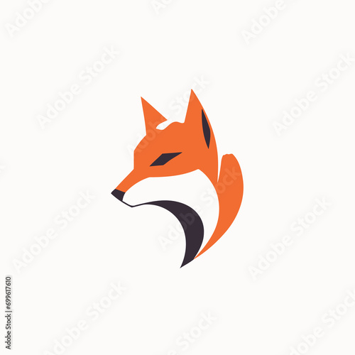Fox Logo Design Vector Template. Creative Symbol fox icon