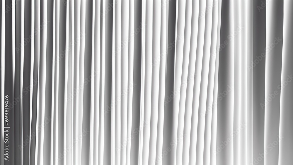 Dark White curtains texture background, wave lines background Dark White curtains texture background, wave lines background
