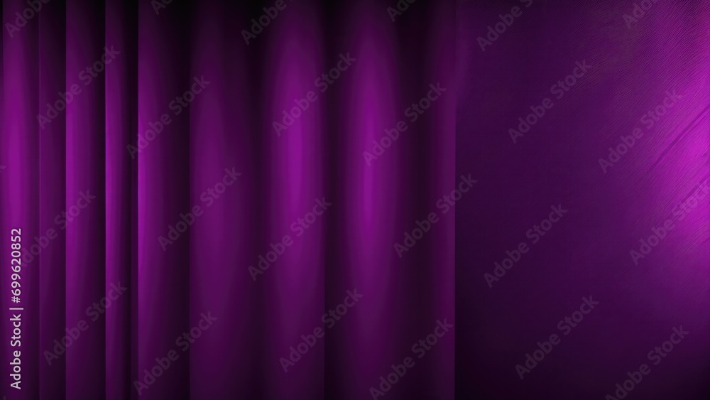 Dark Purple curtains texture background, wave lines background