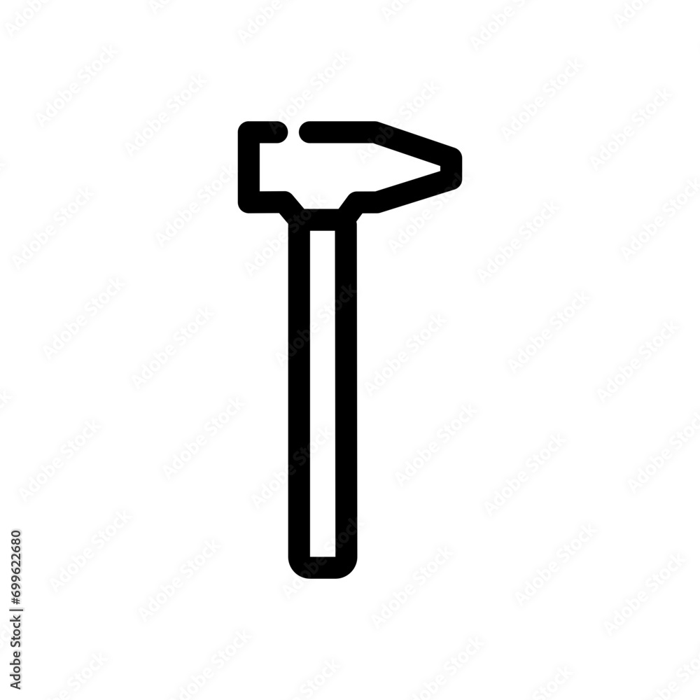 illustration of a hammer illustration of a hammer