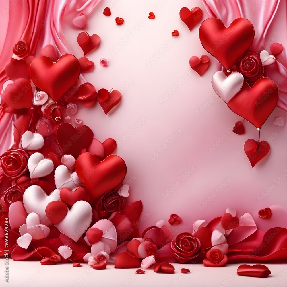 valentine background with hearts valentine background with hearts